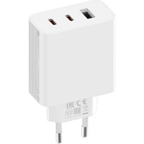 Мережевий зарядний пристрій Xiaomi 67W GaN Charger 2C1A + Cable USB-C to USB-C White (BHR7493EU)