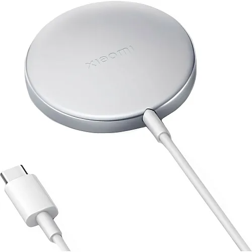 Бездротовий зарядний пристрій Xiaomi Magnetic Wireless Charger 30W Silver (MDY-17-EY)