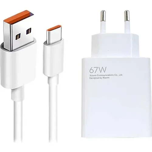 Мережевий зарядний пристрій Xiaomi 67W Combo+Cable USB-A to USB-C (BHR6035EU)