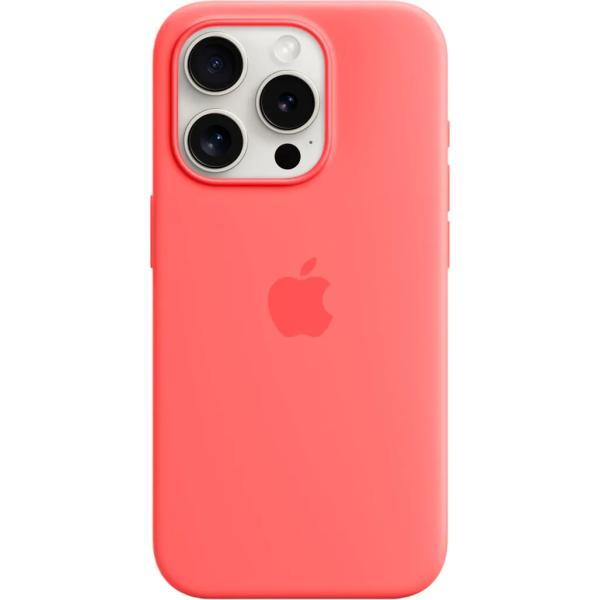 Чохол Apple Silicone Case with MagSafe для iPhone 15 Pro Guava (MT1G3ZM/A)