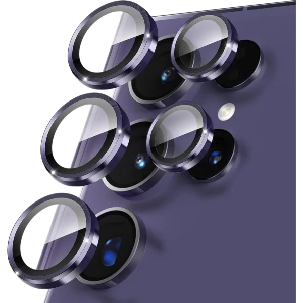 Захисне скло на камеру Monblan Metal Ring Series для Samsung Galaxy S24 Ultra Purple