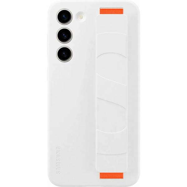 Чохол Samsung Silicone Grip Case для Samsung Galaxy S23 Plus White (EF-GS916TWEGRU)